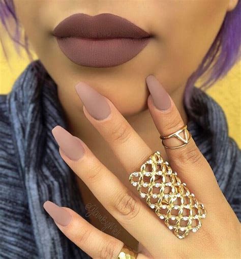 matte nude nails|75 Gorgeous Matte Nail Designs To Copy Right Now